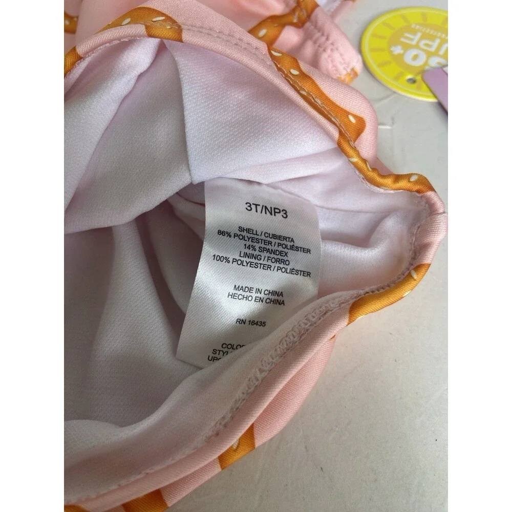 Disney Mickey Minnie Mouse Pretzel One Piece Swimsuit Swimwear Toddler Girls 3T - Picture 3 of 6